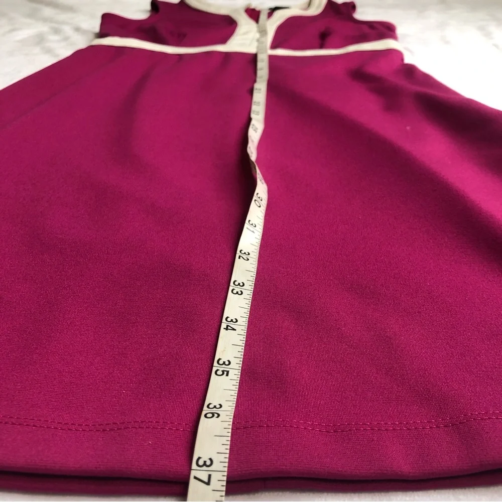 Ann Taylor Pink Sheath Dress Womens Size 2 Retro Preppy - Picture 7 of 7